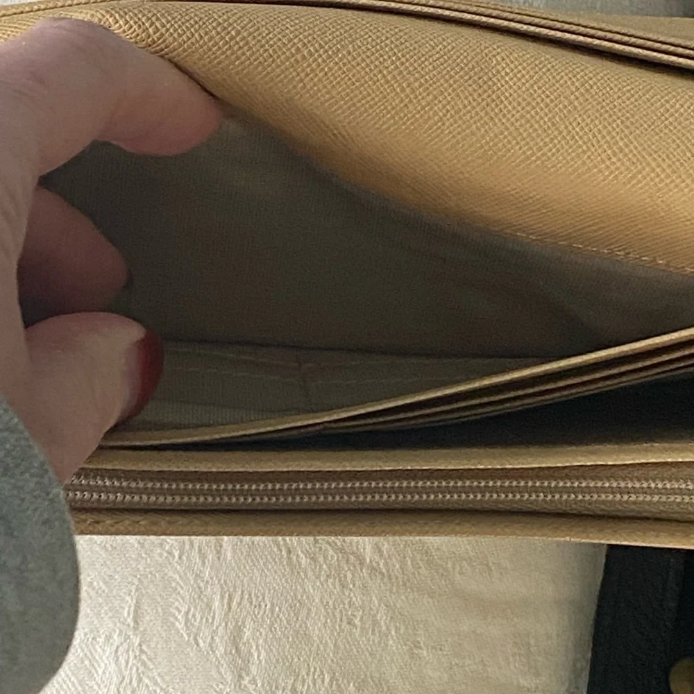 Burberry Tan Calf Leather Long Wallet includes Certificate of Authenticity - Picture 13 of 17